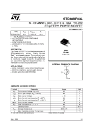 Datasheet STD38NF03L manufacturer STMicroelectronics