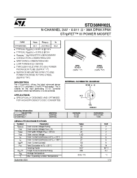 Datasheet STD38NH02L-1 manufacturer STMicroelectronics