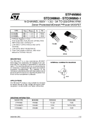 Datasheet STD3NM60T4 manufacturer STMicroelectronics
