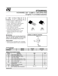 Datasheet STD50NH02L-1 manufacturer STMicroelectronics