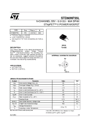 Datasheet STD60NF55L-1 manufacturer STMicroelectronics
