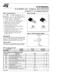 Datasheet STD70NH02L-1 manufacturer STMicroelectronics