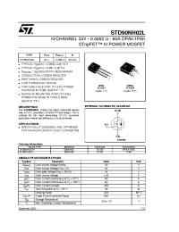 Datasheet STD90NH02L-1 manufacturer STMicroelectronics