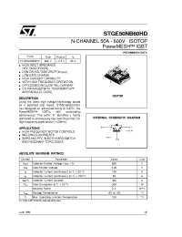Datasheet STGE50NB60HD manufacturer STMicroelectronics