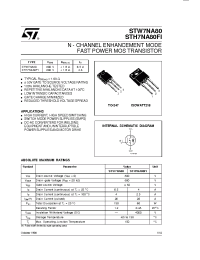 Datasheet STH7NA80FI manufacturer STMicroelectronics