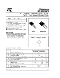 Datasheet STH9NA60FI manufacturer STMicroelectronics
