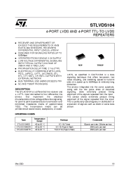 Datasheet STLVDS104 manufacturer STMicroelectronics