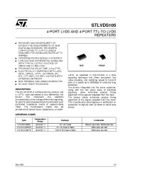 Datasheet STLVDS105 manufacturer STMicroelectronics