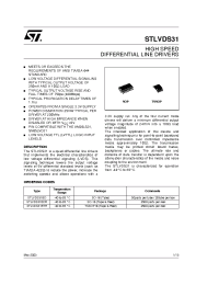 Datasheet STLVDS31 manufacturer STMicroelectronics