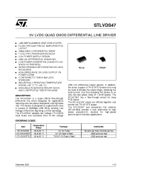 Datasheet STLVDS47BD manufacturer STMicroelectronics