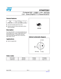 Datasheet STN5PF02V manufacturer STMicroelectronics