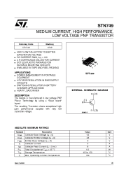Datasheet STN749 manufacturer STMicroelectronics