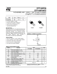 Datasheet STP16NF06 manufacturer STMicroelectronics