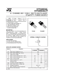 Datasheet STP20NE06L manufacturer STMicroelectronics