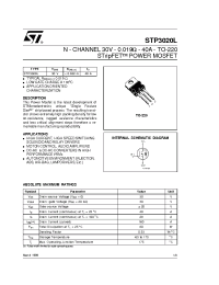 Datasheet STP3020 manufacturer STMicroelectronics