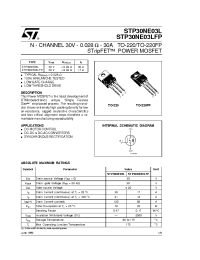 Datasheet STP30NE03L manufacturer STMicroelectronics