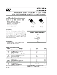 Datasheet STP35NF10 manufacturer STMicroelectronics