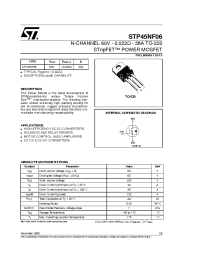 Datasheet STP45NF06 manufacturer STMicroelectronics