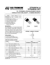 Datasheet STP60NE06-16 manufacturer STMicroelectronics