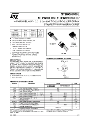 Datasheet STP60NF06L manufacturer STMicroelectronics