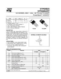 Datasheet STP6NB25 manufacturer STMicroelectronics