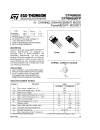 Datasheet STP6NB50 manufacturer STMicroelectronics
