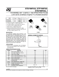 Datasheet STP70NF03L manufacturer STMicroelectronics