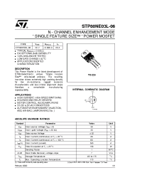 Datasheet STP80NE03L-06 manufacturer STMicroelectronics