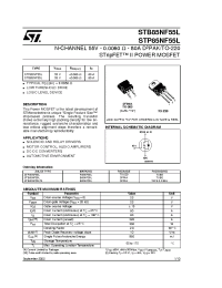 Datasheet STP85NF55L manufacturer STMicroelectronics