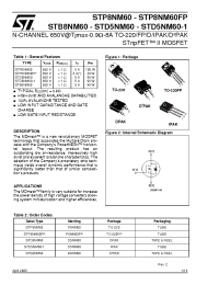 Datasheet STP8NM60 manufacturer STMicroelectronics