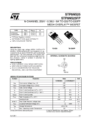 Datasheet STP8NS25 manufacturer STMicroelectronics