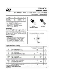 Datasheet STP9NC65 manufacturer STMicroelectronics