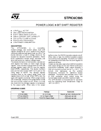 Datasheet STPIC6C595 manufacturer STMicroelectronics