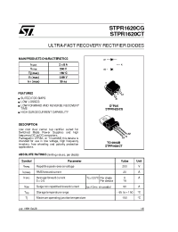 Datasheet STPR1620 manufacturer STMicroelectronics