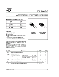 Datasheet STPR520D manufacturer STMicroelectronics