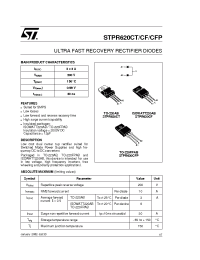 Datasheet STPR620CT manufacturer STMicroelectronics
