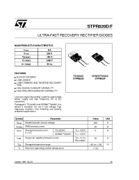 Datasheet STPR820D manufacturer STMicroelectronics