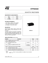 Datasheet STPS0520Z manufacturer STMicroelectronics