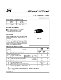 Datasheet STPS0540Z manufacturer STMicroelectronics