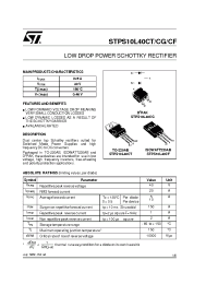 Datasheet STPS10L40 manufacturer STMicroelectronics