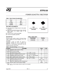 Datasheet STPS130 manufacturer STMicroelectronics