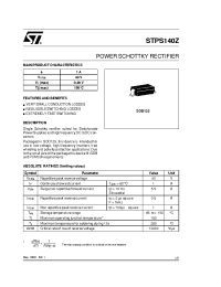 Datasheet STPS140Z manufacturer STMicroelectronics