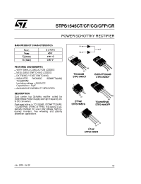 Datasheet STPS1545CFP manufacturer STMicroelectronics