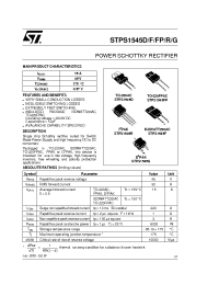 Datasheet STPS1545D manufacturer STMicroelectronics