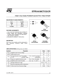 Datasheet STPS16150C manufacturer STMicroelectronics