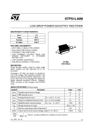 Datasheet STPS1L40M manufacturer STMicroelectronics