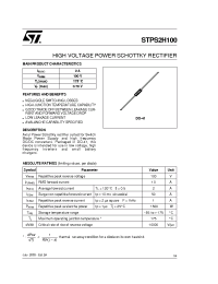 Datasheet STPS2H100 manufacturer STMicroelectronics