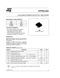 Datasheet STPS2L40U manufacturer STMicroelectronics