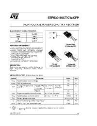 Datasheet STPS30150 manufacturer STMicroelectronics