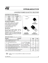 Datasheet STPS30L40 manufacturer STMicroelectronics